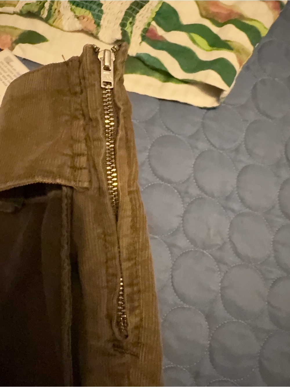 BDG Olive Corduroy Skort with Ring Accent - Picture 5 of 7